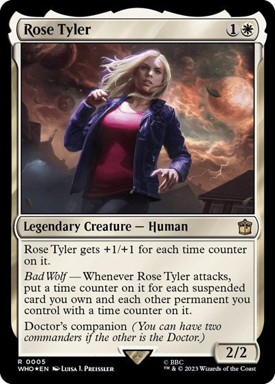 Rose Tyler (Universes Beyond: Doctor Who) Light Play Foil
