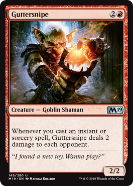 Guttersnipe (Magic 2019 Core Set) Light Play