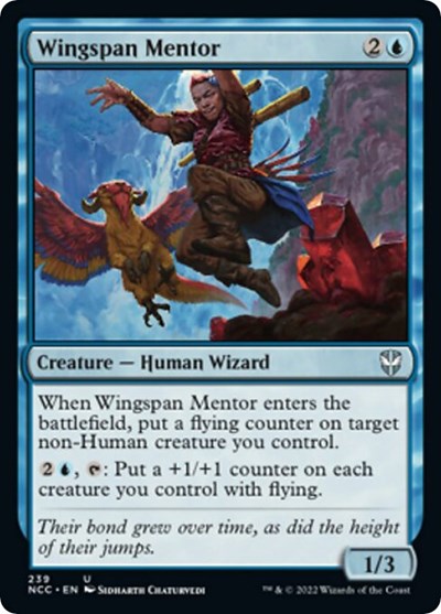 Wingspan Mentor (Commander: Streets of New Capenna) Light Play