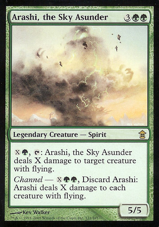 Arashi, the Sky Asunder (Saviors of Kamigawa) Light Play