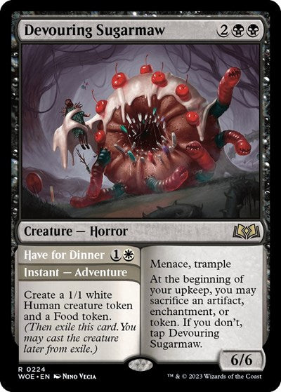 Devouring Sugarmaw (Wilds of Eldraine) Light Play Foil