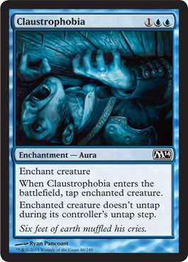 Claustrophobia (Magic 2014 Core Set) Light Play