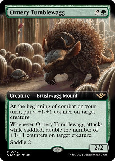 Ornery Tumblewagg (Extended Art) (Outlaws of Thunder Junction) Light Play