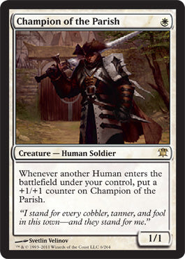 Champion of the Parish (Innistrad) Damaged / Poor