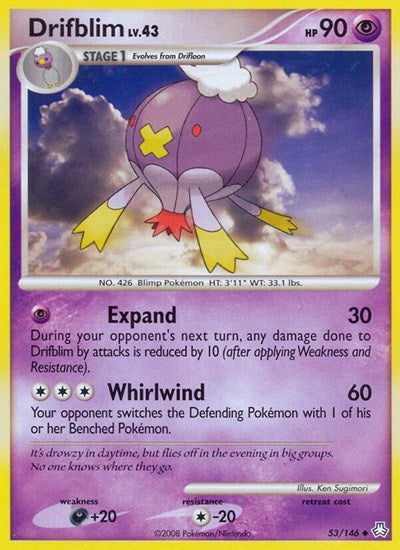 Drifblim (Legends Awakened) Light Play
