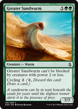 Greater Sandwurm (Amonkhet) Light Play