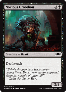 Noxious Groodion (Ravnica Allegiance) Light Play