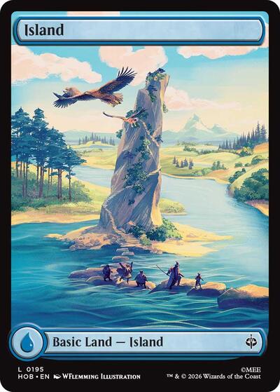 Island (0195) (The Hobbit) Light Play Foil