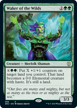 Waker of the Wilds (Commander 2020 Zendikar Rising) Light Play