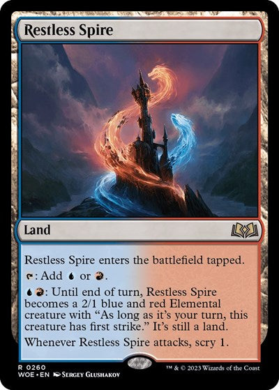 Restless Spire (Wilds of Eldraine) Light Play