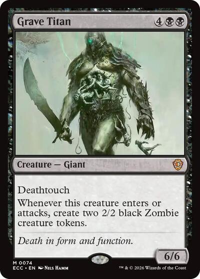 Grave Titan (Commander: Lorwyn Eclipsed) Light Play