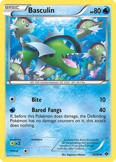 Basculin (Next Destinies) Light Play Reverse Holofoil