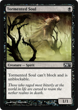 Tormented Soul (Magic 2012 Core Set) Light Play