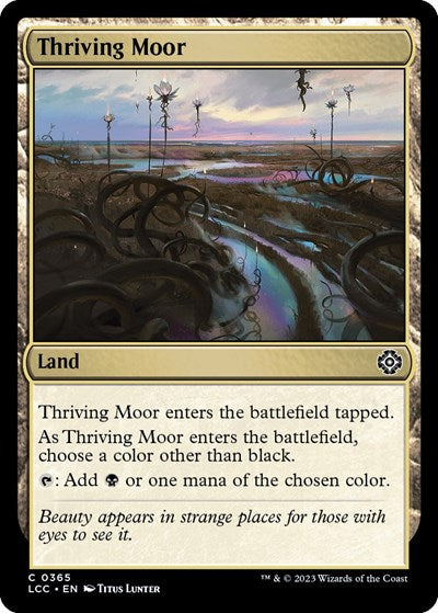 Thriving Moor (Commander: The Lost Caverns of Ixalan) Light Play