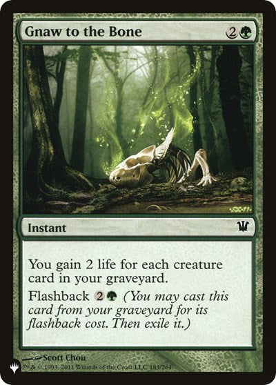 Gnaw to the Bone (The List) Light Play