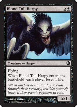 Blood-Toll Harpy (Theros) Light Play