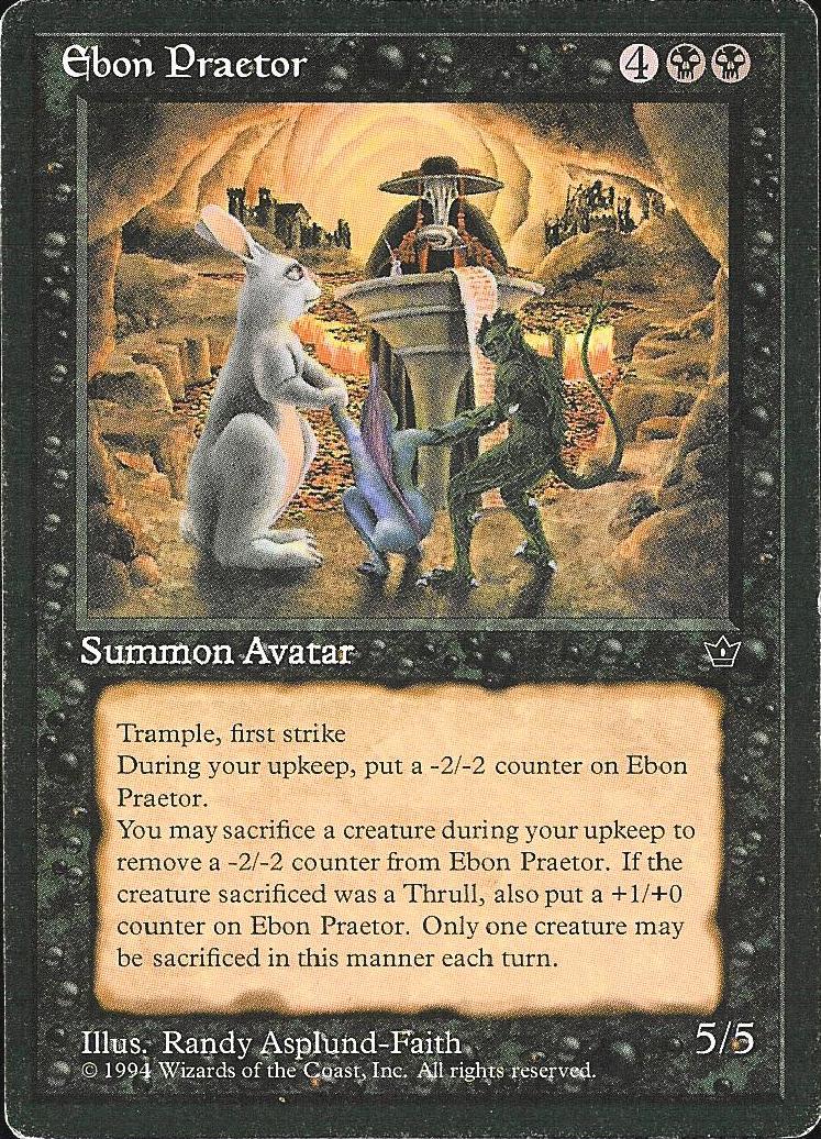 Ebon Praetor (Fallen Empires) Light Play