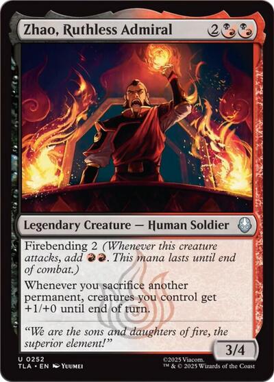 Zhao, Ruthless Admiral (Avatar: The Last Airbender) Light Play