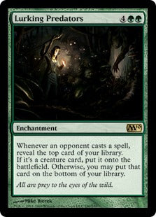Lurking Predators (Magic 2010 Core Set) Light Play Japanese