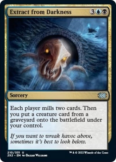 Extract from Darkness (Double Masters 2022) Light Play Foil