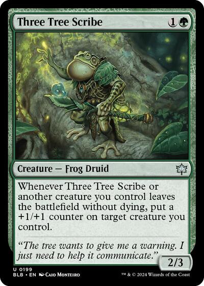 Three Tree Scribe (Bloomburrow) Light Play