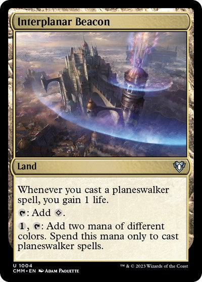 Interplanar Beacon (Commander Masters) Light Play
