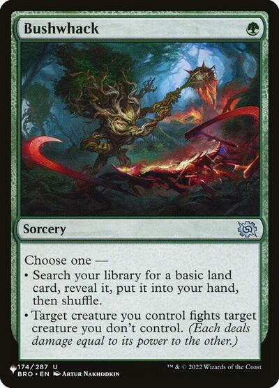 Bushwhack (The List) Light Play