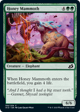Honey Mammoth (Ikoria: Lair of Behemoths) Light Play