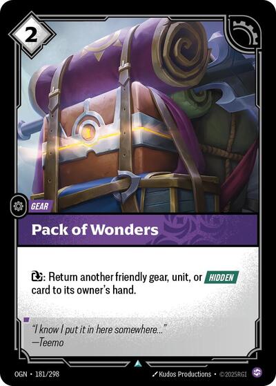 Pack of Wonders (Origins) Light Play Foil