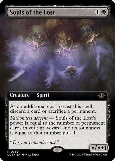 Souls of the Lost (Extended Art) (The Lost Caverns of Ixalan) Light Play