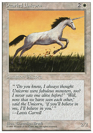 Pearled Unicorn (4th Edition) Light Play