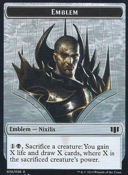 Emblem Nixilis (Commander 2014 Edition) Light Play