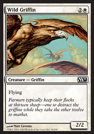 Wild Griffin (Magic 2011 Core Set) Light Play
