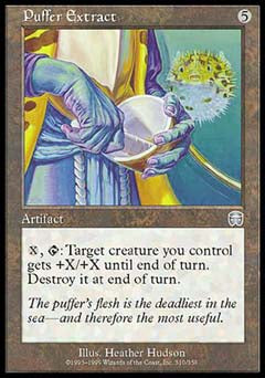 Puffer Extract (Mercadian Masques) Medium Play