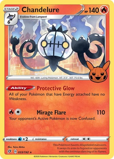 Chandelure (Trick or Trade BOOster Bundle) Light Play Holofoil