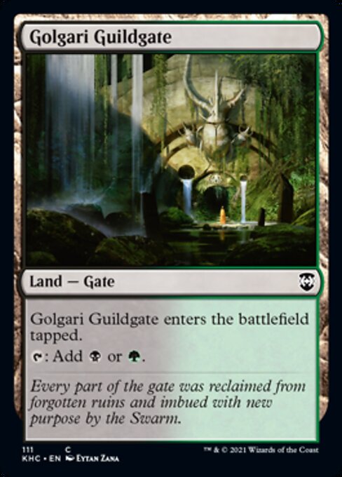 Golgari Guildgate (Commander 2021 Kaldheim) Light Play