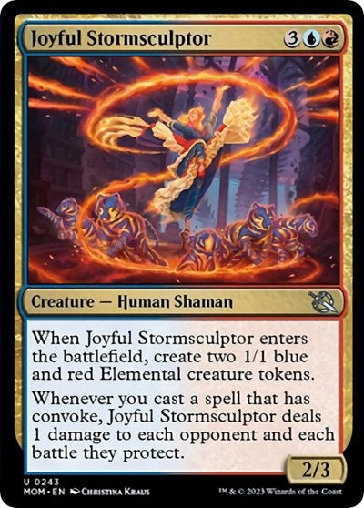 Joyful Stormsculptor (March of the Machine) Light Play Foil