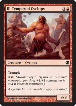 Ill-Tempered Cyclops (Theros) Light Play Foil
