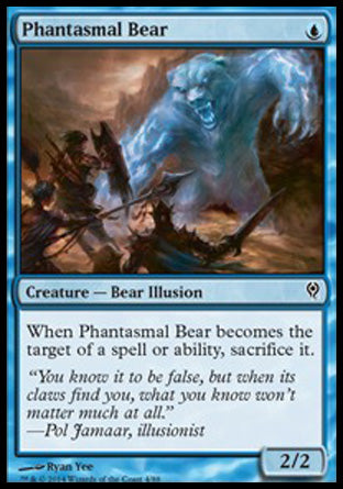 Phantasmal Bear (Duel Decks: Jace vs Vraska) Light Play