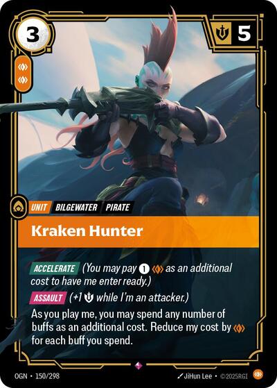 Kraken Hunter (Origins) Light Play Foil