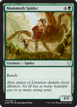 Mammoth Spider (Dominaria) Light Play