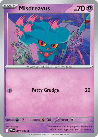 Misdreavus (ME02: Phantasmal Flames) Light Play