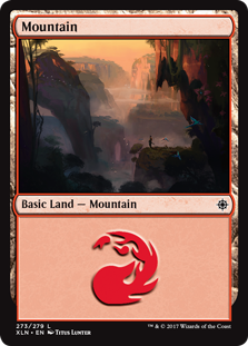Mountain (273) (Ixalan) Light Play