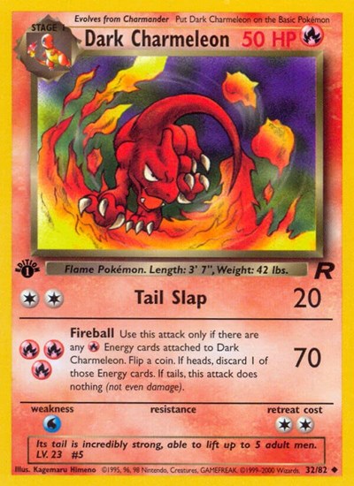 Dark Charmeleon (Team Rocket) Near Mint Unlimited