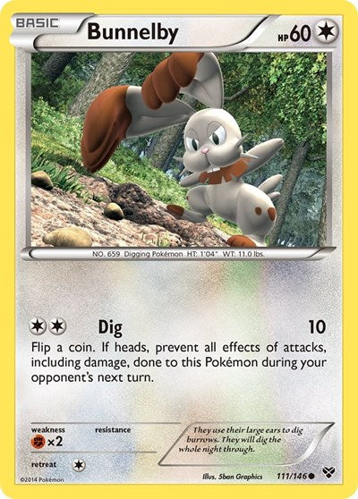 Bunnelby (XY Base Set) Light Play