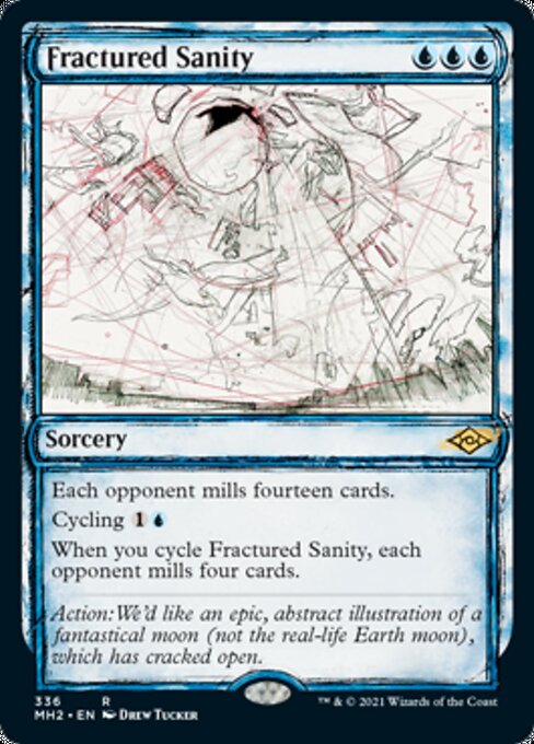 Fractured Sanity (Showcase) (Modern Horizons 2) Light Play Foil
