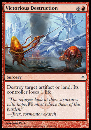 Victorious Destruction (New Phyrexia) Light Play Foil