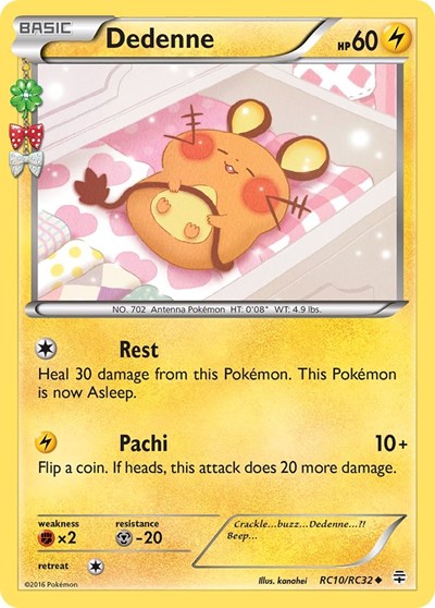 Dedenne (Generations: Radiant Collection) Medium Play Holofoil