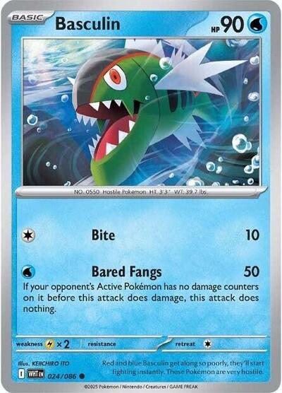 Basculin (SV: White Flare) Light Play Reverse Holofoil