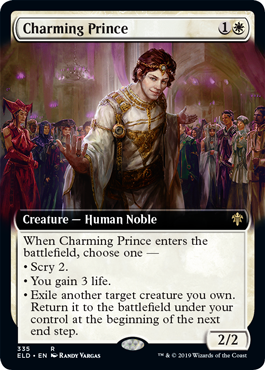 Charming Prince (Extended Art) (Throne of Eldraine) Light Play Foil